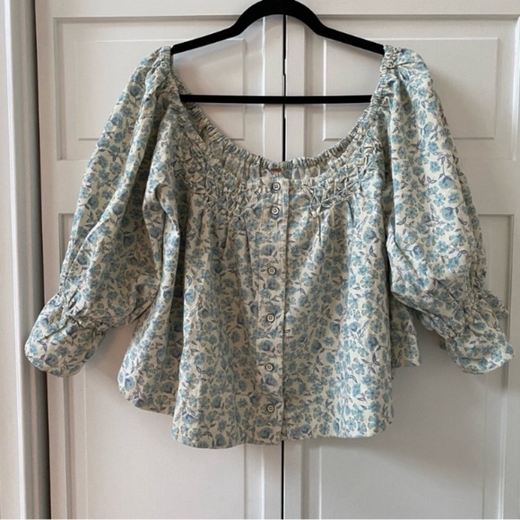 Free People James Smock Top | Size Large - Picture 5 of 8